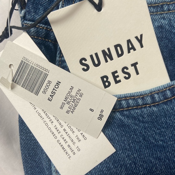 Aritzia SUNDAY BEST Easton 90s Medium Blue Jean - Picture 3 of 15